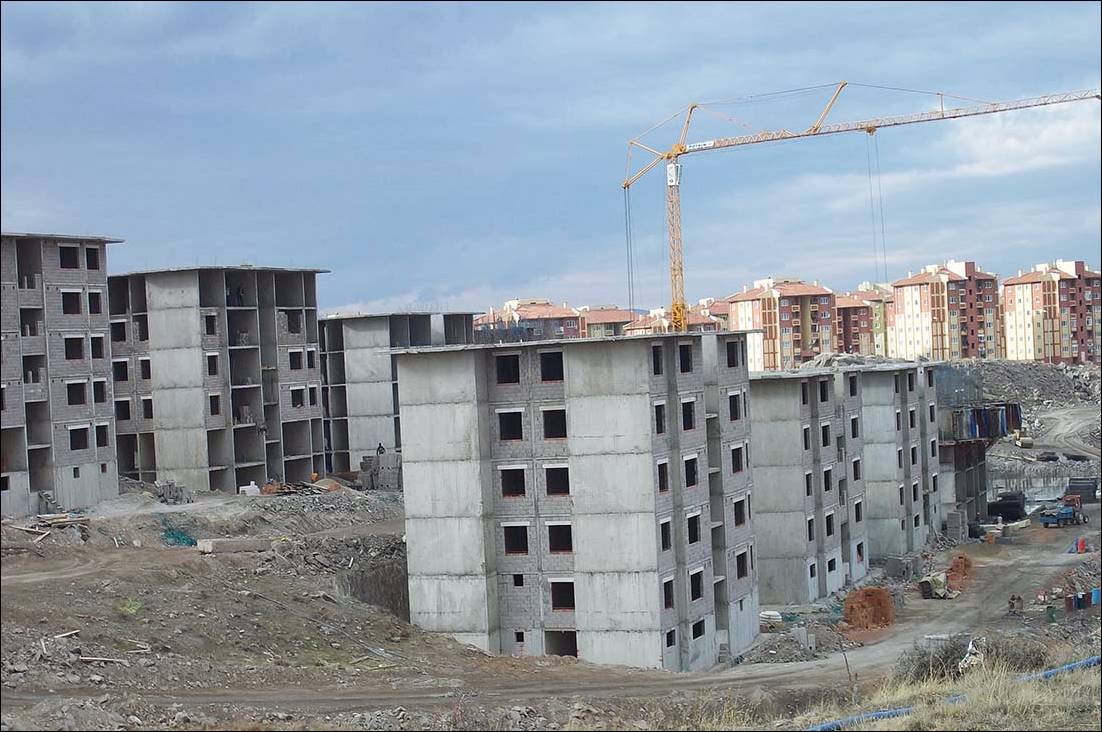 Doğancı yapı, TOKİ - Konut - Kayseri , proje,